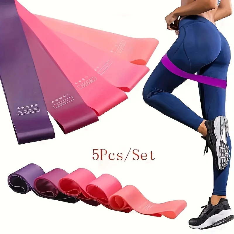 Crossfit Ga - Tragbare Fitness-Trainingsausrüstung Gummi-Widerstandsbänder Yoga Gym Elastische