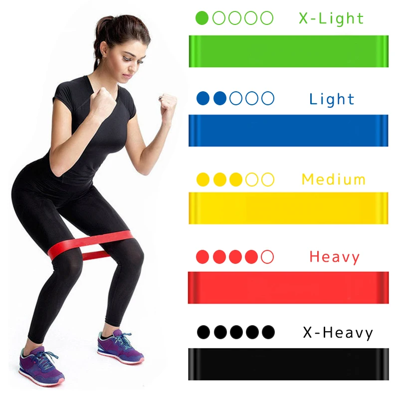 Crossfit Ga - Tragbare Fitness-Trainingsgeräte, Gummi-Widerstandsbänder, Yoga, Fitnessstudio, elastische